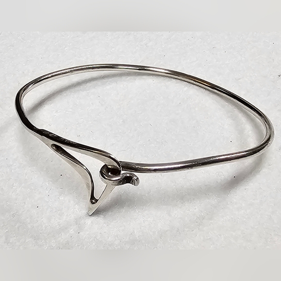 Vintage Mid-Century Atomic Style Metal Bracelet - Picture 5 of 11